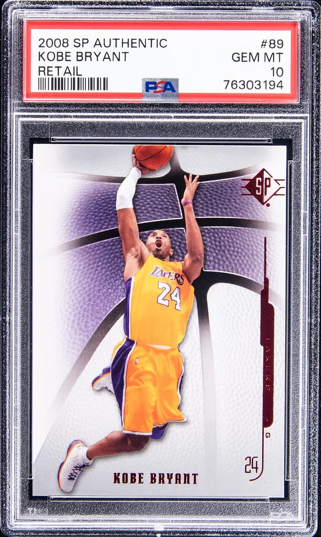 2008-09 UD SP Authentic Retail Kobe Bryant #89 card image