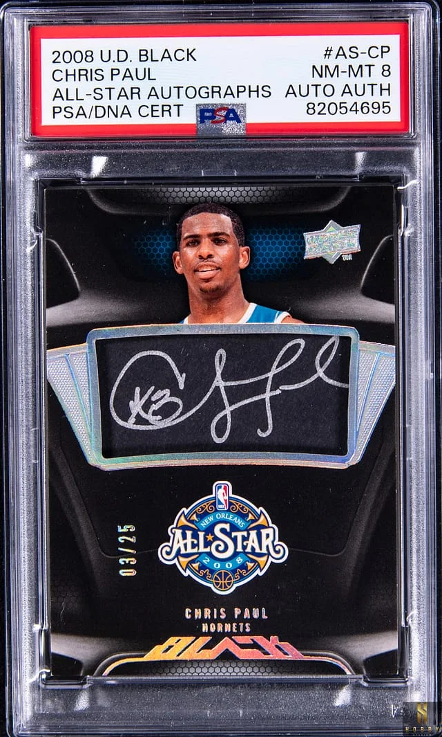2008-09 Upper Deck Black Chris Paul All-Star Autographs #AS-CP card image