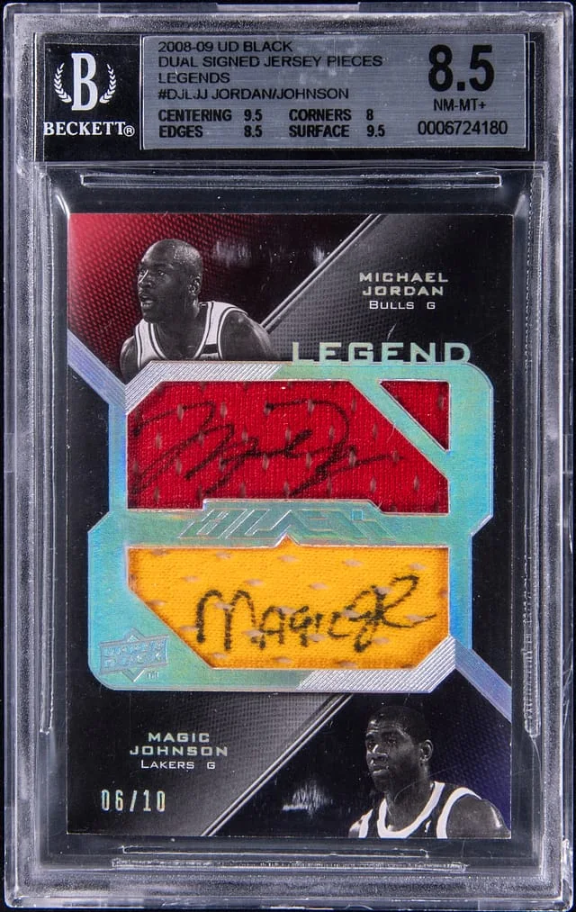 2008-09 Upper Deck Black Dual #no-number card image