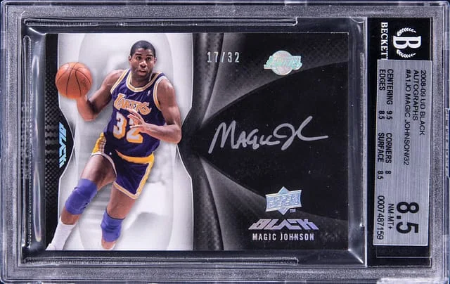 2008-09 Upper Deck Black Magic Johnson #A1-JO card image