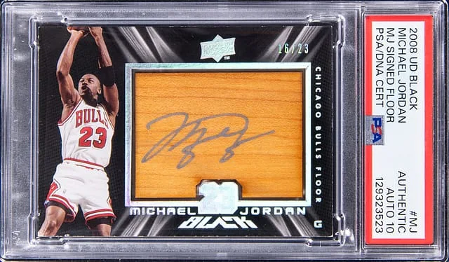 2008-09 Upper Deck Black Michael Jordan MJ Signed Floor #MJ card image