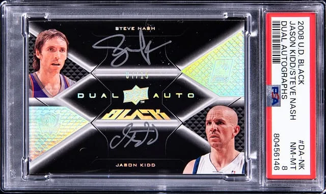 2008-09 Upper Deck Black Steve Nash/Jason Kidd Dual Autographs #DA-NK card image