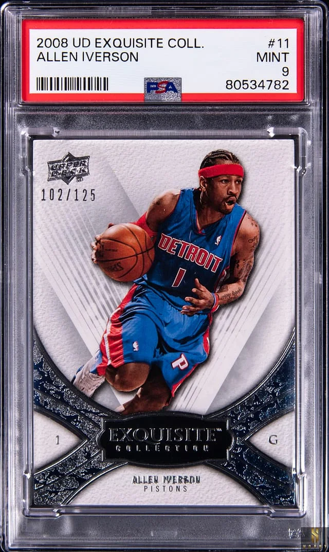 2008-09 Upper Deck Exquisite Collection Allen Iverson #11 card image