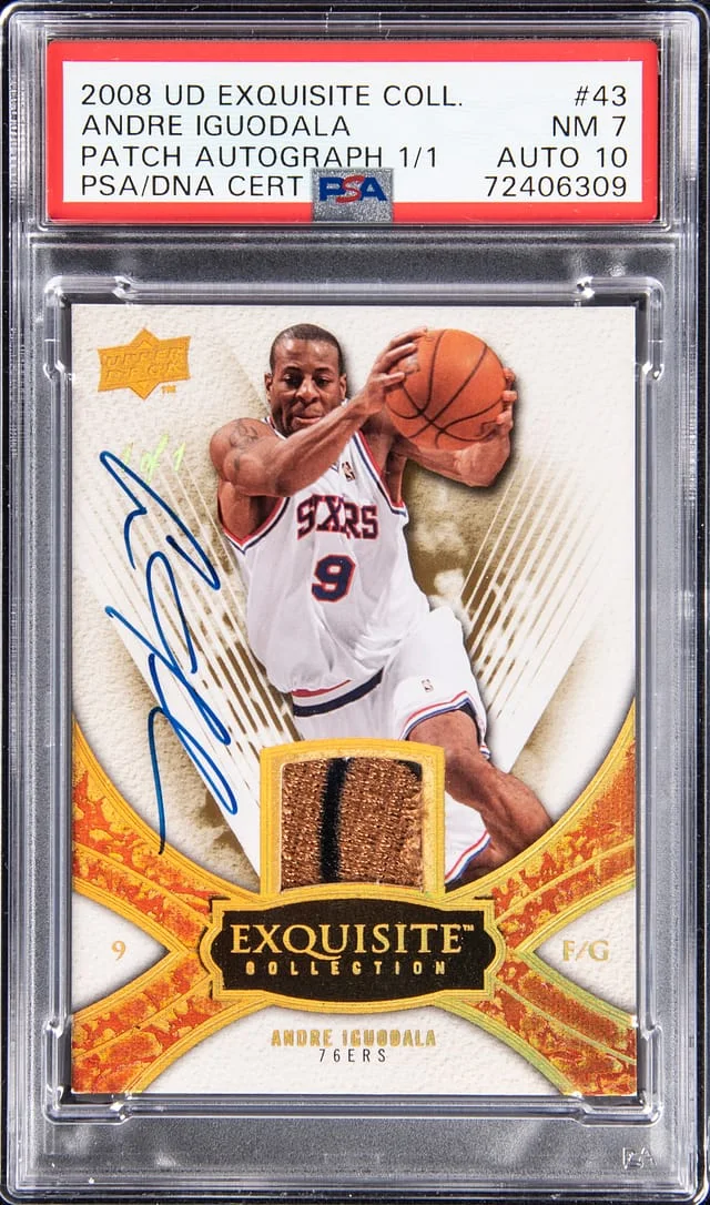 2008-09 Upper Deck Exquisite Collection Andre Iguodala #43 card image