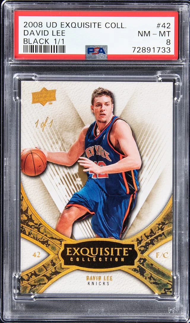 2008-09 Upper Deck Exquisite Collection David Lee #42 card image