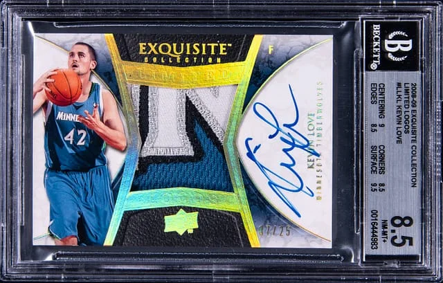 2008-09 Upper Deck Exquisite Collection Kevin Love Limited Logos #LL-KL card image
