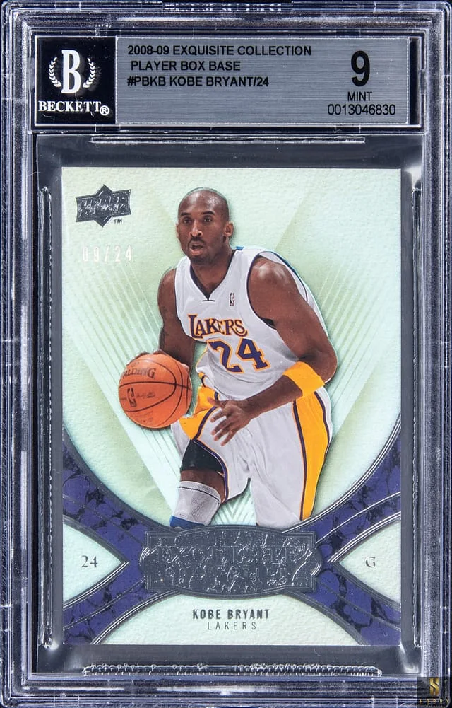 2008-09 Upper Deck Exquisite Collection Kobe Bryant Player Box Base #PB-KB card image
