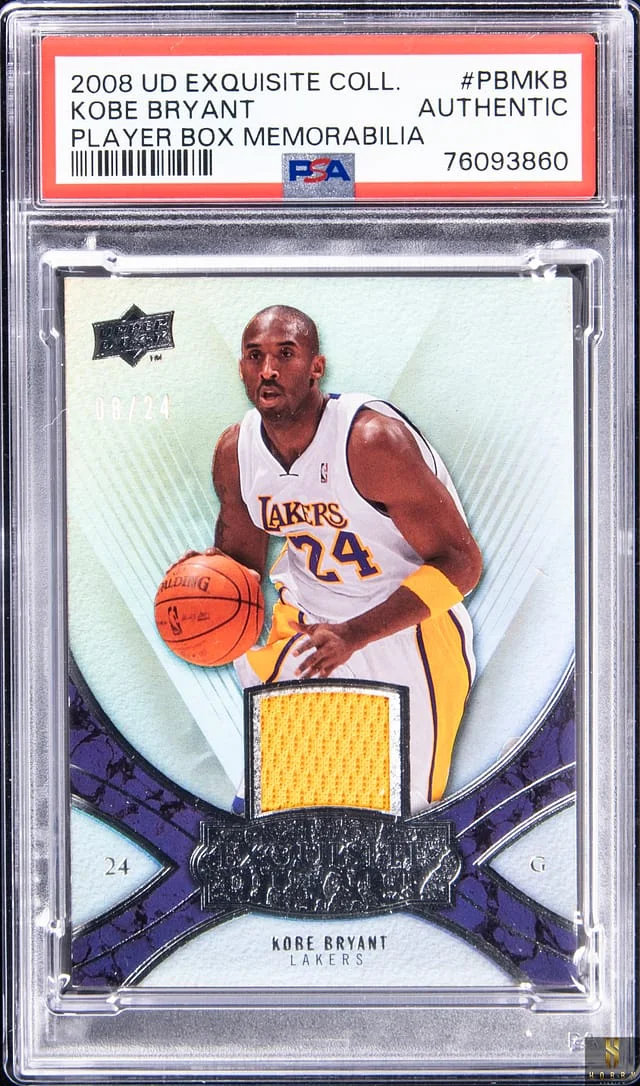 2008-09 Upper Deck Exquisite Collection Kobe Bryant Player Box Memorabilia #PBM-KB card image