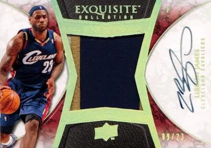 2008-09 Upper Deck Exquisite Collection Lebron James Limited Logos #LL-LJ card image