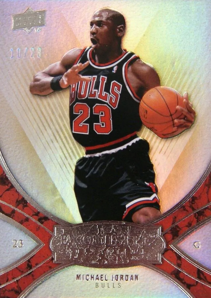 2008-09 Upper Deck Exquisite Collection Michael Jordan Player Box Base #PB-MJ card image