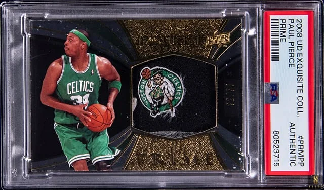 2008-09 Upper Deck Exquisite Collection Paul Pierce Prime #PRM-PP card image