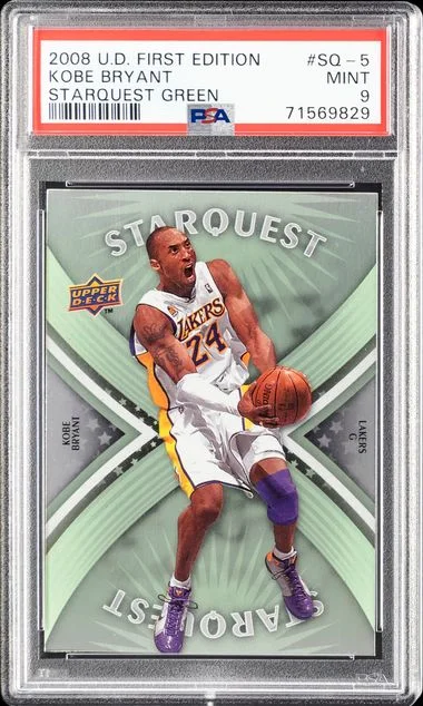 2008-09 Upper Deck First Edition Kobe Bryant Starquest Green #SQ-5 card image