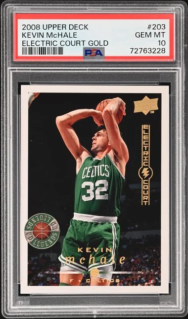 2008-09 Upper Deck Kevin Mchale Electric Court Gold #203 card image
