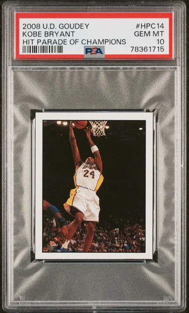2008-09 Upper Deck Kobe Bryant Goudey HIT Parade Of Champions #HPC-14 card image