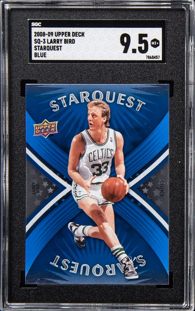 2008-09 Upper Deck Larry Bird Starquest Blue #SQ-3 card image