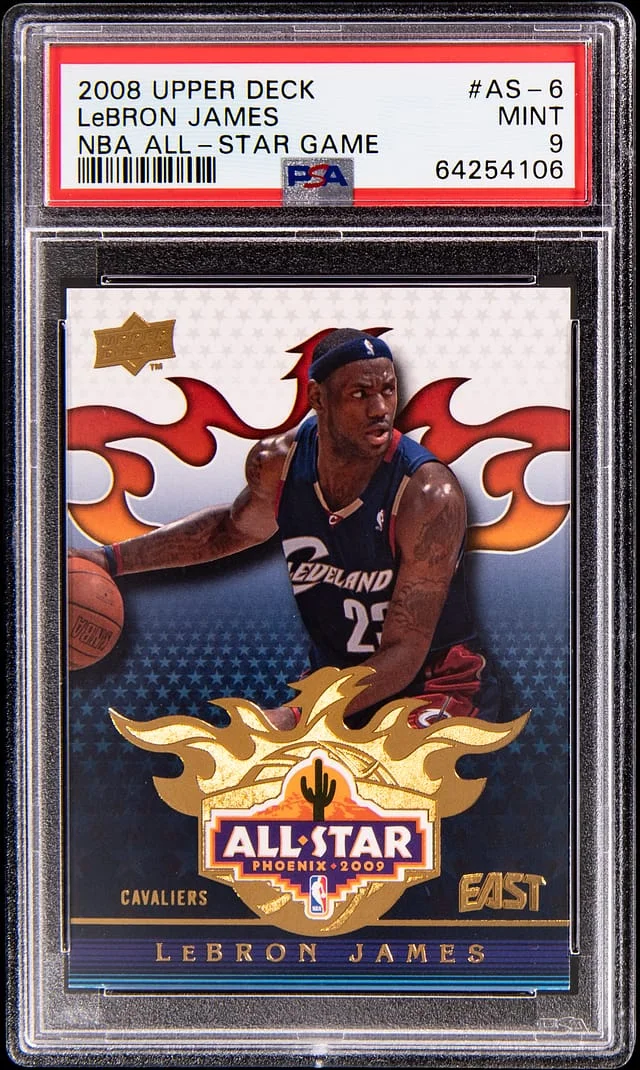 2008-09 Upper Deck LeBron James NBA All-Star Game #AS-6 card image