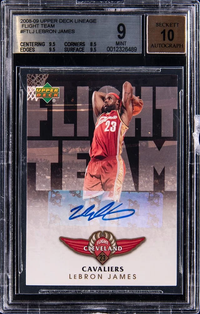 2008-09 Upper Deck LeBron James Lineage Flight Team #FT-LJ card image