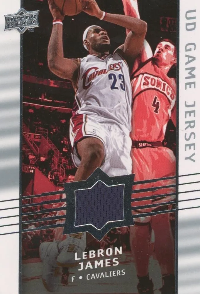 2008-09 Upper Deck Lebron James UD Game Jerseys #GA-LJ card image