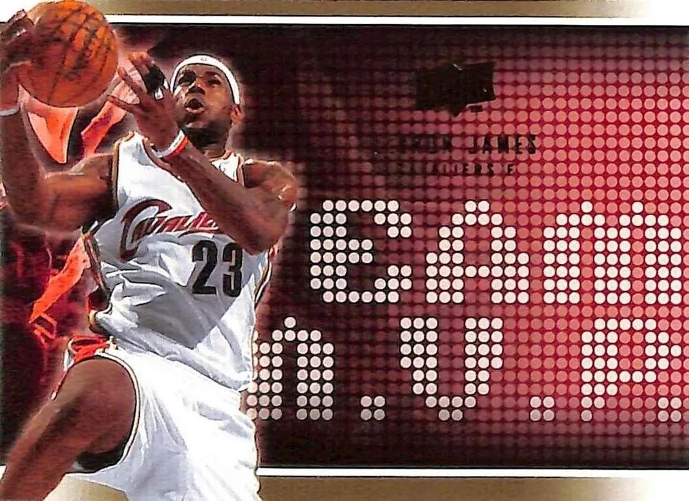 2008-09 Upper Deck Lebron James Team MVPs #MVP-5 card image