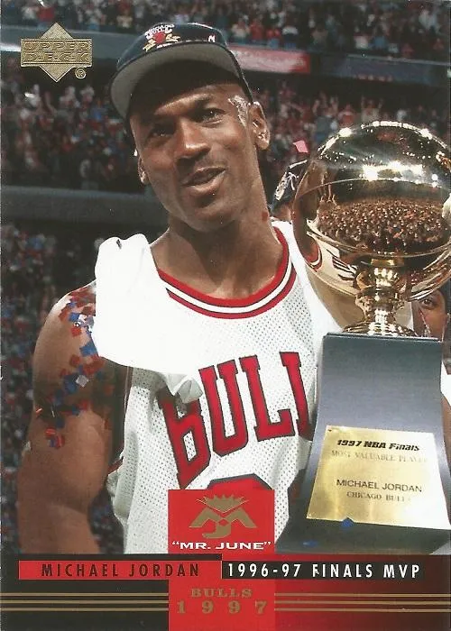 2008-09 Upper Deck Lineage Michael Jordan Mr. June #MJ-11 card image