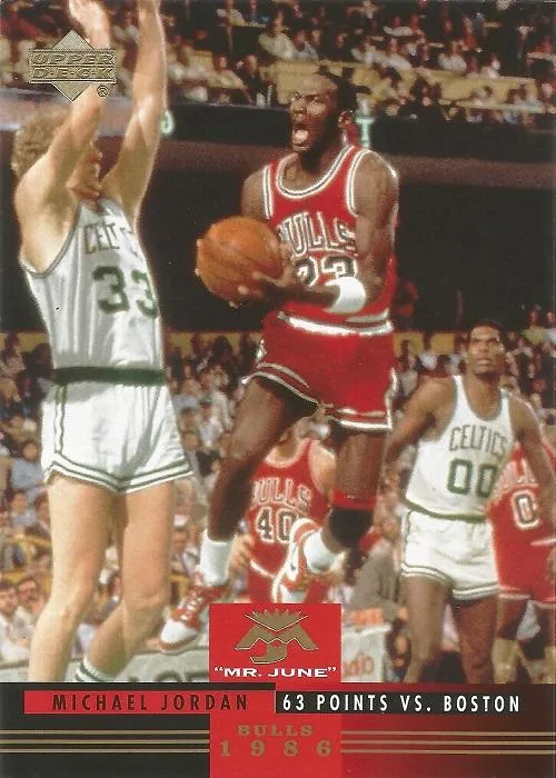 2008-09 Upper Deck Lineage Michael Jordan Mr. June #MJ-19 card image