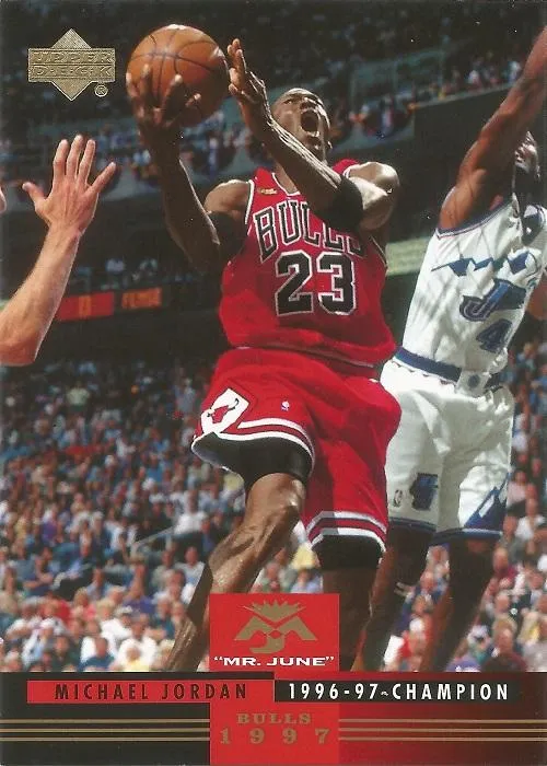 2008-09 Upper Deck Lineage Michael Jordan Mr. June #MJ-5 card image