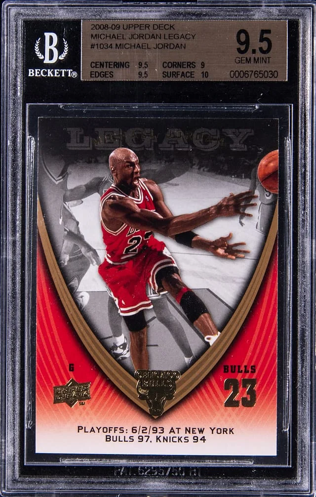 2008-09 Upper Deck Michael Jordan Jordan Legacy Collection #1034 card image