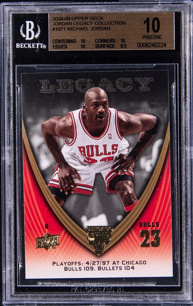 2008-09 Upper Deck Michael Jordan Jordan Legacy Collection #1071 card image