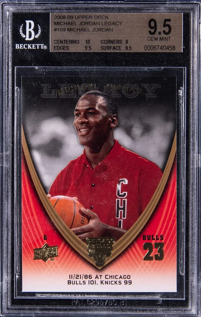 2008-09 Upper Deck Michael Jordan Jordan Legacy Collection #109 card image