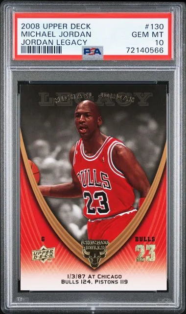 2008-09 Upper Deck Michael Jordan Jordan Legacy #130 card image