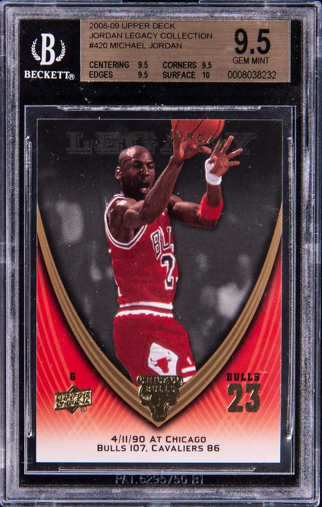2008-09 Upper Deck Michael Jordan Jordan Legacy Collection #420 card image