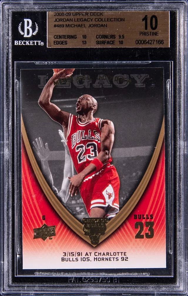 2008-09 Upper Deck Michael Jordan Jordan Legacy Collection #489 card image