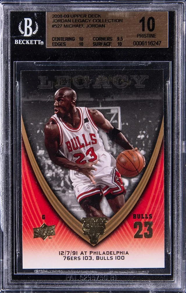 2008-09 Upper Deck Michael Jordan Jordan Legacy Collection #527 card image