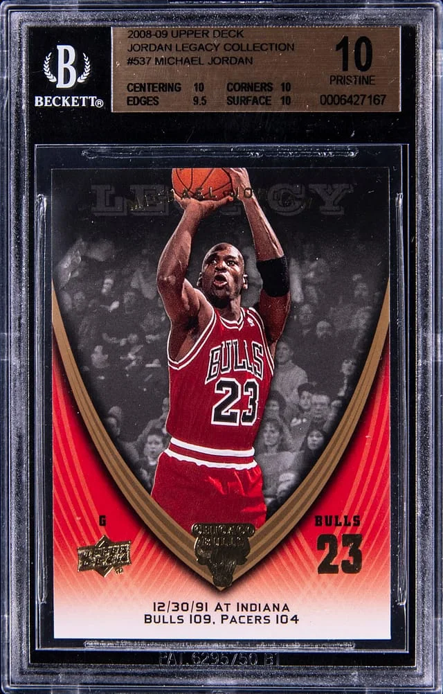 2008-09 Upper Deck Michael Jordan Jordan Legacy Collection #537 card image