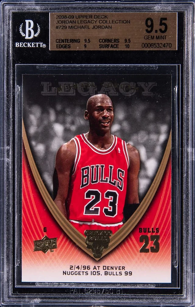 2008-09 Upper Deck Michael Jordan Jordan Legacy Collection #729 card image