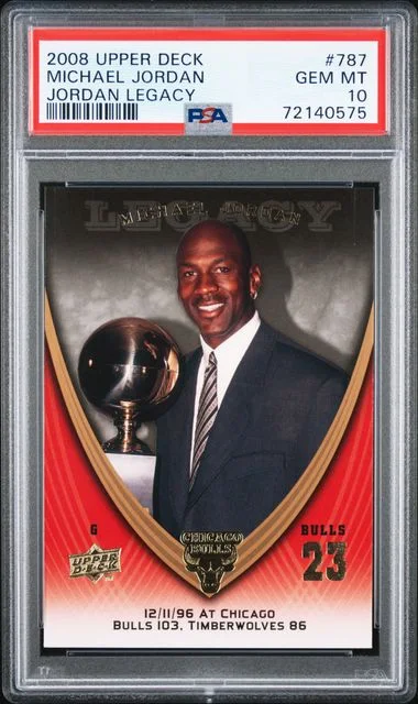 2008-09 Upper Deck Michael Jordan Jordan Legacy #787 card image