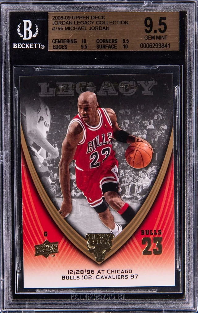 2008-09 Upper Deck Michael Jordan Jordan Legacy Collection #796 card image