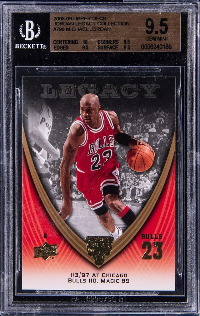 2008-09 Upper Deck Michael Jordan Jordan Legacy Collection #798 card image
