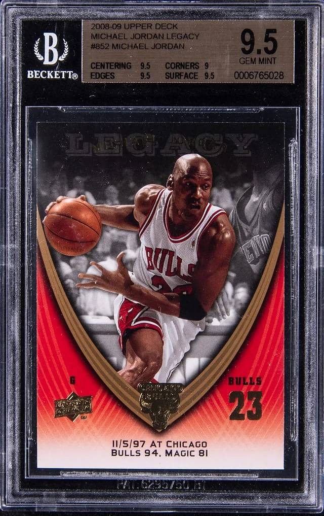 2008-09 Upper Deck Michael Jordan Jordan Legacy Collection #852 card image