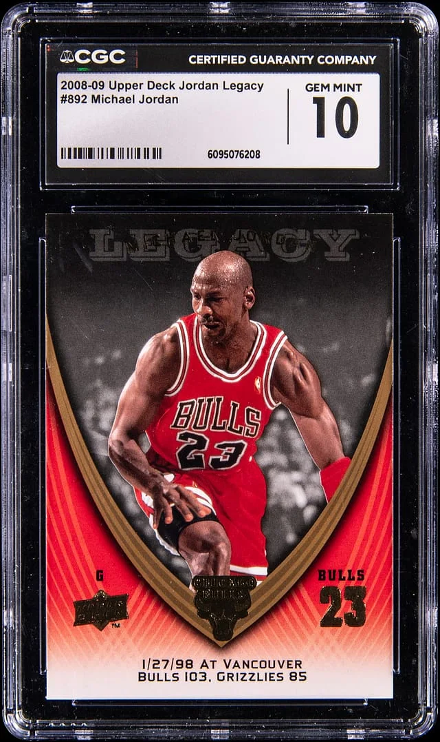 2008-09 Upper Deck Michael Jordan Jordan Legacy #892 card image