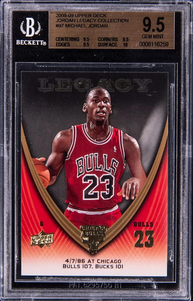 2008-09 Upper Deck Michael Jordan Jordan Legacy Collection #97 card image