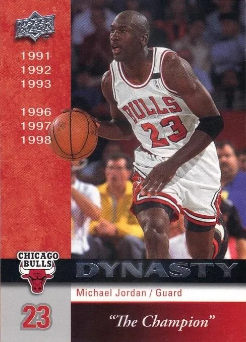 2008-09 Upper Deck Michael Jordan Dynasty Chicago Bulls #CHI-10 card image