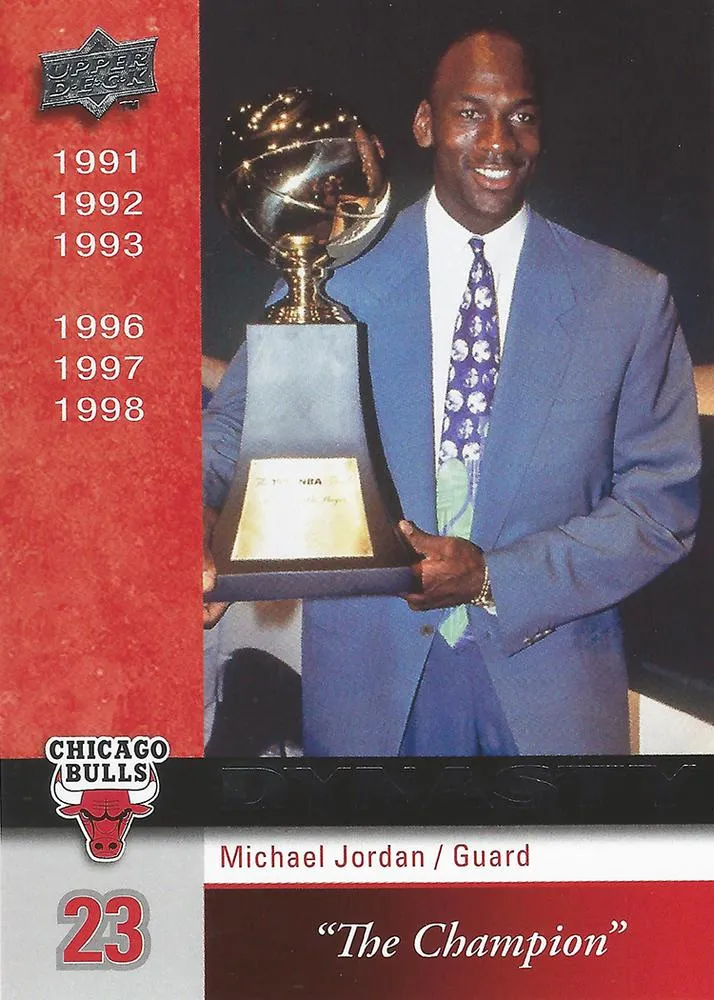 2008-09 Upper Deck Michael Jordan Dynasty Chicago Bulls #CHI-13 card image