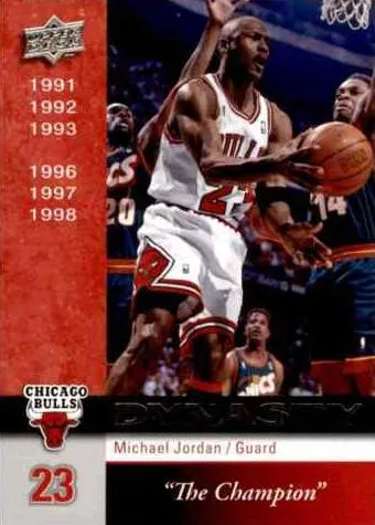 2008-09 Upper Deck Michael Jordan Dynasty Chicago Bulls #CHI-14 card image