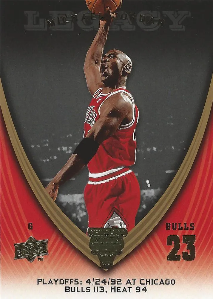 2008-09 Upper Deck Michael Jordan Legacy Collection Michael Jordan #1001 card image