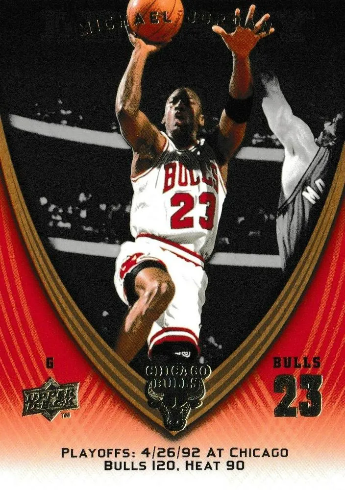 2008-09 Upper Deck Michael Jordan Legacy Collection Michael Jordan #1002 card image