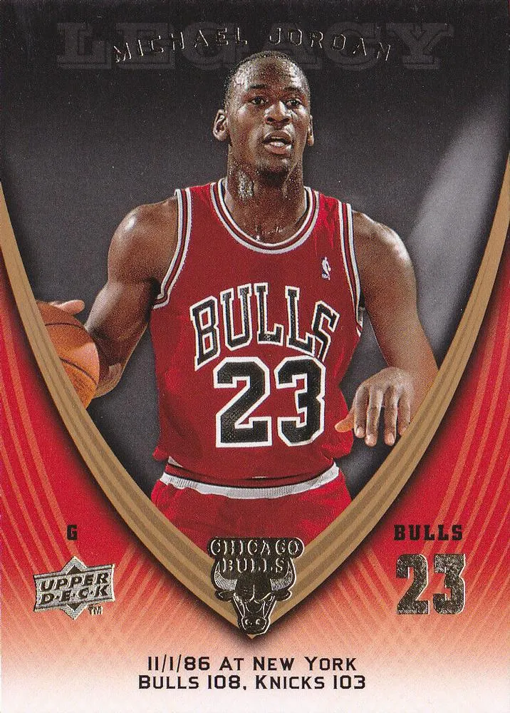 2008-09 Upper Deck Michael Jordan Legacy Collection Michael Jordan #101 card image