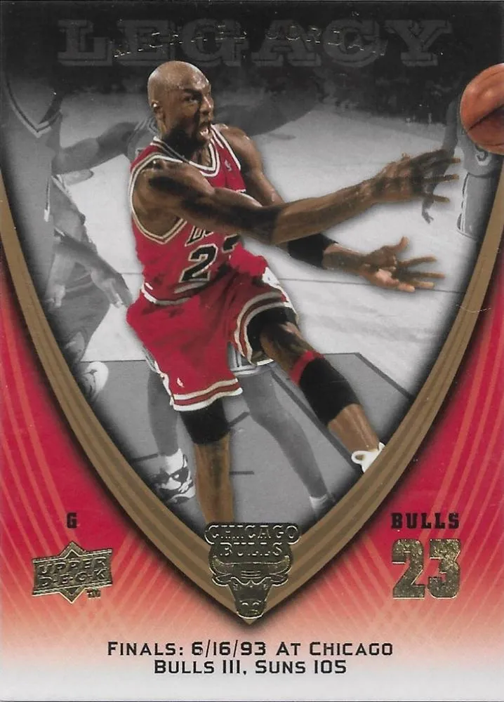 2008-09 Upper Deck Michael Jordan Legacy Collection Michael Jordan #1039 card image