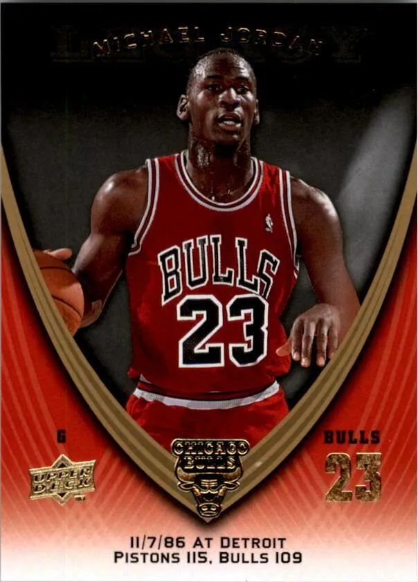 2008-09 Upper Deck Michael Jordan Legacy Collection Michael Jordan #104 card image
