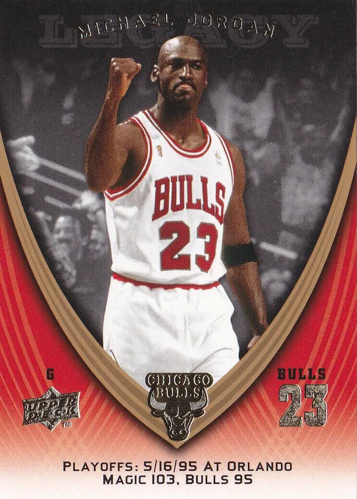 2008-09 Upper Deck Michael Jordan Legacy Collection Michael Jordan #1053 card image